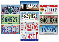 Lot plaques immatriculation d'occasion  L'Isle-Adam