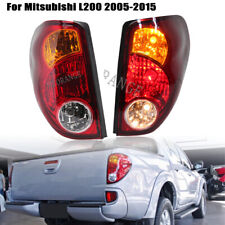 Par para Mitsubishi Triton L200 2005-2015 lanterna traseira com lâmpadas lâmpada de freio traseira comprar usado  Enviando para Brazil