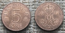 Danemark 1977 øre d'occasion  Paris I