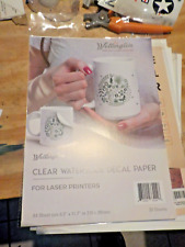 PAPEL DECALQUE TOBOÁGUA TRANSPARENTE WELLINGTON-- LASER A4 35 FOLHAS comprar usado  Enviando para Brazil