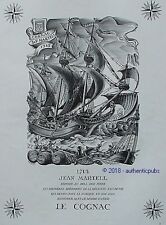 Publicite martell cognac d'occasion  Cires-lès-Mello
