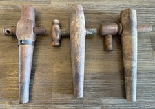 Usado, Lote 3 torneiras imperdíveis de barril de cerveja torneira barril de madeira início dos anos 1900 comprar usado  Enviando para Brazil