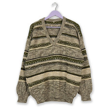 Maglione vintage grigio usato  Montegrotto Terme