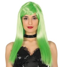 Parrucca lunga verde usato  Italia
