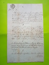 Altes dokument 1817 gebraucht kaufen  Treuenbrietzen
