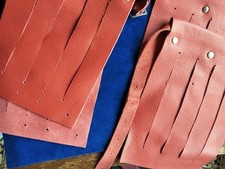 Red leather morris for sale  BRISTOL