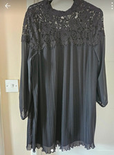 Black dress lace for sale  OLDHAM