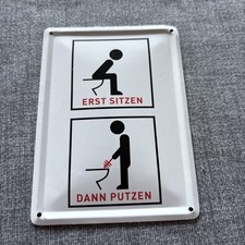 Klo bad schild gebraucht kaufen  Thedinghausen