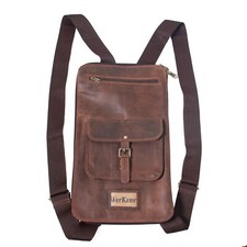 Bolsa de baqueta de couro para percussão bolsa de bateria presente para bateristas MARROM, usado comprar usado  Enviando para Brazil