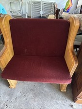 Antique oak pew for sale  Chicago