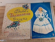 Kit de boneca de costura vintage em perfeito estado Hasbro Pawtucket RI #1539 DÉCADA DE 1950? comprar usado  Enviando para Brazil