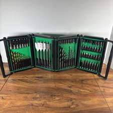 Conjunto de broca e escareador Hitachi moinho plano pacote grande estojo lote dobrável comprar usado  Enviando para Brazil