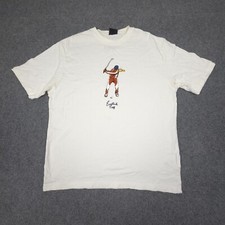 Usado, Camisa Jordan Masculina GRANDE Branca Eastside Golf Manga Curta Algodão Camiseta Tamanho G comprar usado  Enviando para Brazil