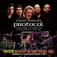 SIMON PHILLIPS & PROTOCOL - PROTOCOLO V: LIVE AT THE FUNKY BISCUIT 2024 (2CD) comprar usado  Enviando para Brazil