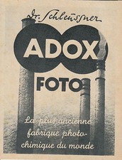 Publicité ancienne adox d'occasion Publicité ancienne adox d'occasion  France