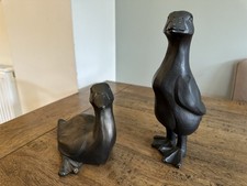 Bronze duck figurines for sale  MALDON