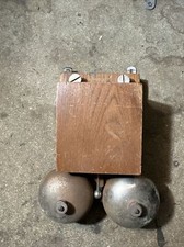 Campainha elétrica dupla vintage madeira telefone loft decoração chalé comprar usado  Enviando para Brazil