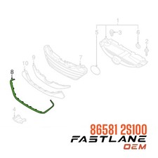Usado, 2010-2015 HYUNDAI TUCSON GRADE DIANTEIRA SURROUNDE NOVO FABRICANTE DE EQUIPAMENTO ORIGINAL 86581 2S100 comprar usado  Enviando para Brazil