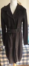 Suede belted trench for sale  Seattle