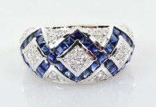 Blue white sapphire for sale  Acworth