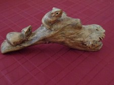 Hand carved wooden for sale  EMSWORTH