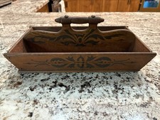 Antique wood tote for sale  Elgin