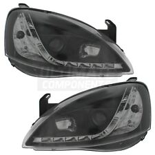 Faróis de projetor Vauxhall Corsa C Van 2000-2006 LED DRL Devil R8 Look 1 par comprar usado  Enviando para Brazil