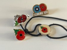Assorted poppy badges for sale  SCARBOROUGH