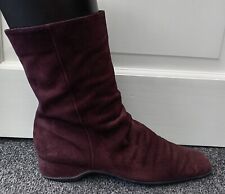 Quality plum suede for sale  PETERBOROUGH