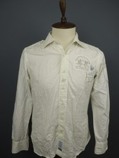 Camisa LA MARTINA branca 100% algodão colarinho casual manga longa abotoada tamanho G comprar usado  Enviando para Brazil