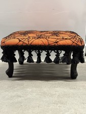 Boneca bruxa de Halloween Grandin Road BANCO tecido de rede de aranha com borlas com franjas comprar usado  Enviando para Brazil