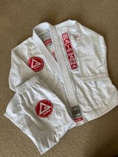 GRACIE BARRA Jiu Jitsu Equipe GB Ripstop GI BRANCO Infantil Unissex Tamanho Y3 comprar usado  Enviando para Brazil