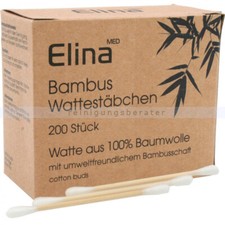 Wattestäbchen bambus 200er gebraucht kaufen  Deutschland