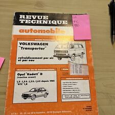 REVUE TECHNIQUE VOLKSWAGEN Transporter FOURGON PICK UP 1.6 1.9 2.0 comprar usado  Enviando para Brazil