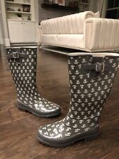 Botas de chuva femininas Sperry Walker spray top sider cinza forrado de lã tamanho 9 âncora comprar usado  Enviando para Brazil