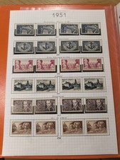Lot timbres 1951 d'occasion  Perros-Guirec