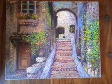 Peinture huile toile d'occasion  Cagnes-sur-Mer