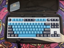 Teclado Zoom Tkl azul celeste estojo e placa traseira SS PVD preta totalmente construída comprar usado  Enviando para Brazil