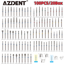 20X AZDENT Dental FG Brocas de Diamante Ajuste Peça de Mão de Alta Velocidade Punho de Fricção 1,6mm comprar usado  Enviando para Brazil