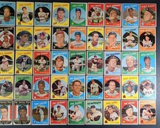 1959 topps baseball d'occasion  Expédié en Belgium
