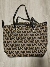 Usado, Bolsa tote de viagem Michael Kors grande jet set logotipo designer monogramado comprar usado  Enviando para Brazil