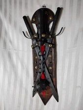 Espada gótica medieval Dungeon Master e placa de parede de maça cravada armas manguito  comprar usado  Enviando para Brazil