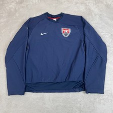 VTG Storm Fit USA Piłka nożna Bluza Damska Small Blue Używany polar Sweter na sprzedaż  Wysyłka do Poland