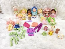 Lote de bonecas vintage anos 70 Strawberry Shortcake Friends pacote enorme conjunto de acessórios, usado comprar usado  Enviando para Brazil