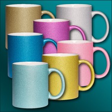 Glitzertasse eigenem druck gebraucht kaufen  Sömmerda