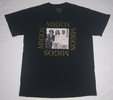 Camisa Migos Masculina Média Preta Quavo Offset Decolagem 2016 Southern Hip Hop Trap comprar usado  Enviando para Brazil
