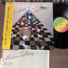 MODERN TALKING Let's Talk About Love JAPAN LP RECORD VIL-28023 OBI+INSERT Rental comprar usado  Enviando para Brazil