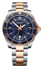 Victorinox Swiss Army Maverick relógio masculino grande dois tons aço mostrador azul 241950 comprar usado  Enviando para Brazil