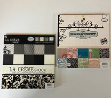 Usado, DCWV 12x12 Le Creme & Main Street com pilhas de cartolina flocadas - 96 peças comprar usado  Enviando para Brazil