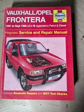Vauxhall frontera haynes for sale  LLANDYSUL